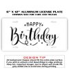 6 X 12 Full Size Aluminum License Plate for Cars and Trucks  Thumbnail