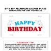 6 X 12 Full Size Aluminum License Plate for Cars and Trucks  Thumbnail