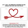 6 X 12 Full Size Aluminum License Plate for Cars and Trucks  Thumbnail
