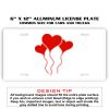 6 X 12 Full Size Aluminum License Plate for Cars and Trucks  Thumbnail