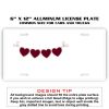 6 X 12 Full Size Aluminum License Plate for Cars and Trucks  Thumbnail
