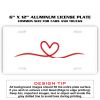 6 X 12 Full Size Aluminum License Plate for Cars and Trucks  Thumbnail