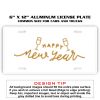 6 X 12 Full Size Aluminum License Plate for Cars and Trucks  Thumbnail