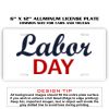 6 X 12 Full Size Aluminum License Plate for Cars and Trucks  Thumbnail