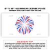 6 X 12 Full Size Aluminum License Plate for Cars and Trucks  Thumbnail
