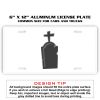6 X 12 Full Size Aluminum License Plate for Cars and Trucks  Thumbnail