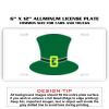 6 X 12 Full Size Aluminum License Plate for Cars and Trucks  Thumbnail