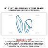 6 X 12 Full Size Aluminum License Plate for Cars and Trucks  Thumbnail
