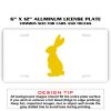 6 X 12 Full Size Aluminum License Plate for Cars and Trucks  Thumbnail
