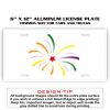6 X 12 Full Size Aluminum License Plate for Cars and Trucks  Thumbnail