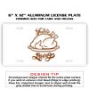 6 X 12 Full Size Aluminum License Plate for Cars and Trucks  Thumbnail