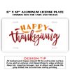 6 X 12 Full Size Aluminum License Plate for Cars and Trucks  Thumbnail