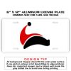 6 X 12 Full Size Aluminum License Plate for Cars and Trucks  Thumbnail