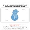 6 X 12 Full Size Aluminum License Plate for Cars and Trucks  Thumbnail