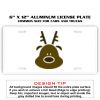 6 X 12 Full Size Aluminum License Plate for Cars and Trucks  Thumbnail