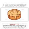 6 X 12 Full Size Aluminum License Plate for Cars and Trucks  Thumbnail