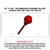 6 X 12 Full Size Aluminum License Plate for Cars and Trucks  Thumbnail