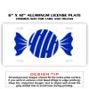 6 X 12 Full Size Aluminum License Plate for Cars and Trucks  Thumbnail