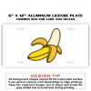 6 X 12 Full Size Aluminum License Plate for Cars and Trucks  Thumbnail