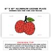 6 X 12 Full Size Aluminum License Plate for Cars and Trucks  Thumbnail