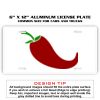 6 X 12 Full Size Aluminum License Plate for Cars and Trucks  Thumbnail