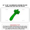 6 X 12 Full Size Aluminum License Plate for Cars and Trucks  Thumbnail