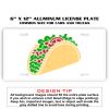 6 X 12 Full Size Aluminum License Plate for Cars and Trucks  Thumbnail