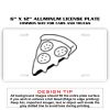 6 X 12 Full Size Aluminum License Plate for Cars and Trucks  Thumbnail