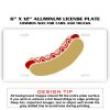 6 X 12 Full Size Aluminum License Plate for Cars and Trucks  Thumbnail