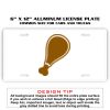 6 X 12 Full Size Aluminum License Plate for Cars and Trucks  Thumbnail