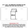 6 X 12 Full Size Aluminum License Plate for Cars and Trucks  Thumbnail