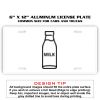 6 X 12 Full Size Aluminum License Plate for Cars and Trucks  Thumbnail