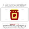 6 X 12 Full Size Aluminum License Plate for Cars and Trucks  Thumbnail