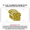 6 X 12 Full Size Aluminum License Plate for Cars and Trucks  Thumbnail