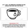 6 X 12 Full Size Aluminum License Plate for Cars and Trucks  Thumbnail