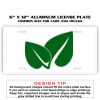 6 X 12 Full Size Aluminum License Plate for Cars and Trucks  Thumbnail