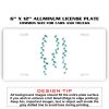 6 X 12 Full Size Aluminum License Plate for Cars and Trucks  Thumbnail