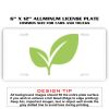 6 X 12 Full Size Aluminum License Plate for Cars and Trucks  Thumbnail