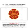 6 X 12 Full Size Aluminum License Plate for Cars and Trucks  Thumbnail