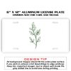 6 X 12 Full Size Aluminum License Plate for Cars and Trucks  Thumbnail