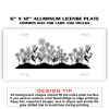 6 X 12 Full Size Aluminum License Plate for Cars and Trucks  Thumbnail