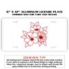 6 X 12 Full Size Aluminum License Plate for Cars and Trucks  Thumbnail