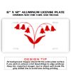 6 X 12 Full Size Aluminum License Plate for Cars and Trucks  Thumbnail