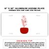 6 X 12 Full Size Aluminum License Plate for Cars and Trucks  Thumbnail