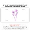 6 X 12 Full Size Aluminum License Plate for Cars and Trucks  Thumbnail
