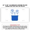 6 X 12 Full Size Aluminum License Plate for Cars and Trucks  Thumbnail