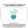 6 X 12 Full Size Aluminum License Plate for Cars and Trucks  Thumbnail