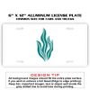 6 X 12 Full Size Aluminum License Plate for Cars and Trucks  Thumbnail