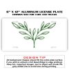 6 X 12 Full Size Aluminum License Plate for Cars and Trucks  Thumbnail