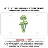 6 X 12 Full Size Aluminum License Plate for Cars and Trucks  Thumbnail